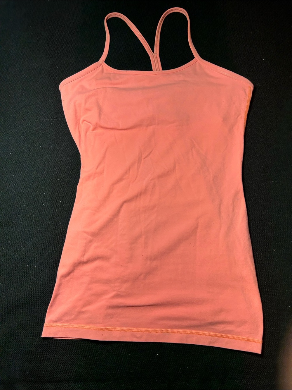 Lululemon Power Y Tank Top | Light Pink | Built‑In Bra | Size 8